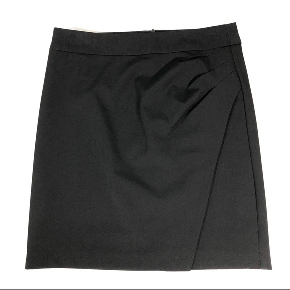 Trina Turk Dresses & Skirts - Trina Turk Faux Wrap Black Stretch Pencil Skirt